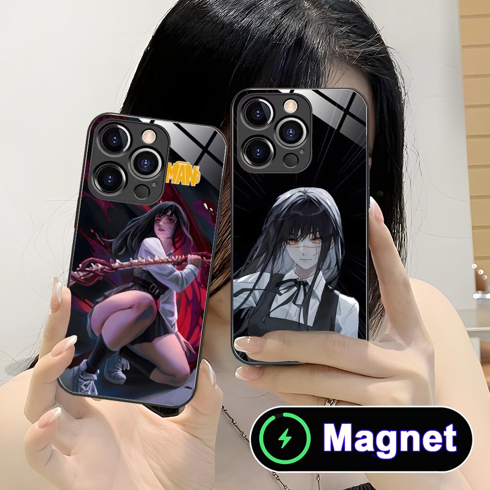 Phone Cases Quotes - Chainsaw Yoru Asa Phone Case for