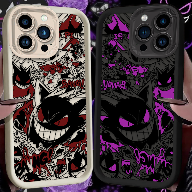 Phone Cases Xr - P-Pokemon Gengar Graffiti Phone Case for