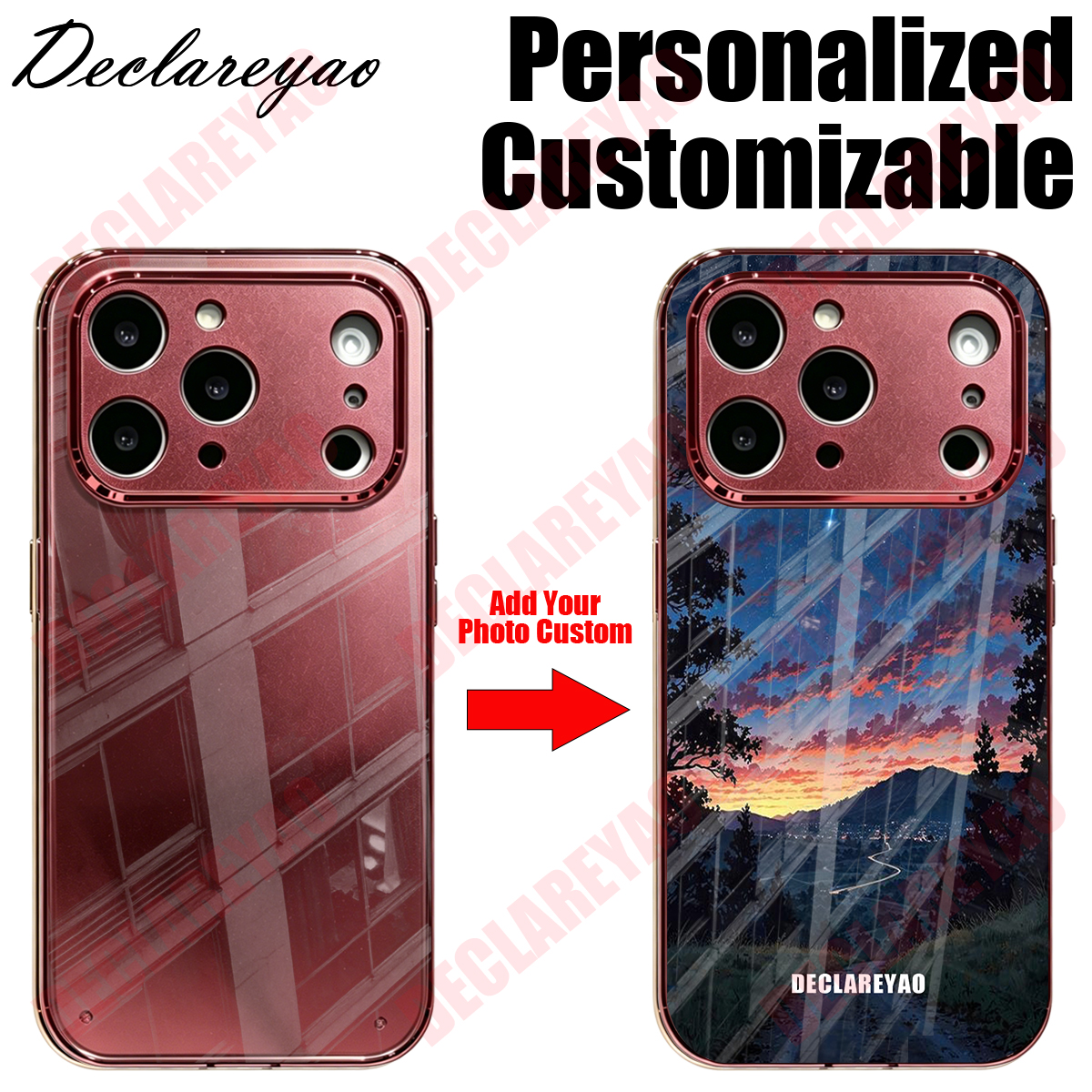 DECLAREYAO Custom Glass Case F - Phone Cases Customized บทวิจารณ์และราคา