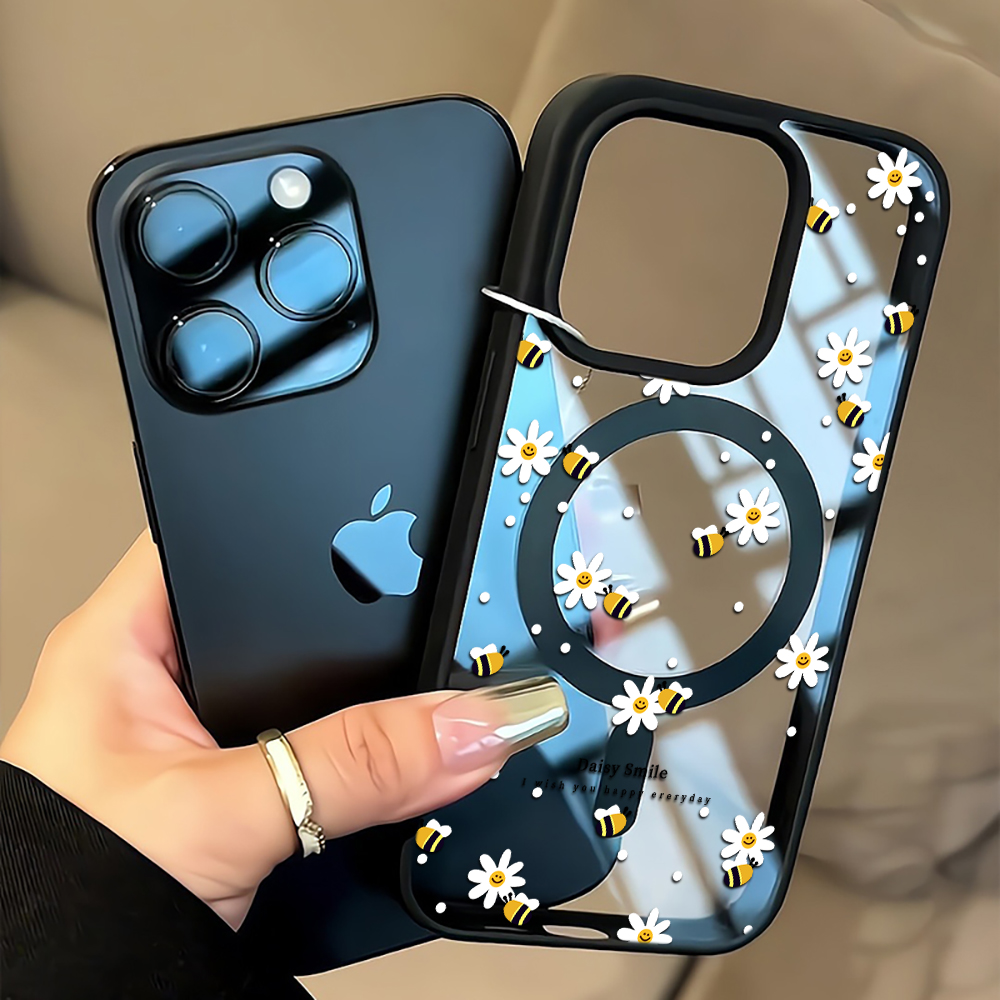 Fresh Daisy Bee Phone Case For - Clear Magsafe Case บทวิจารณ์และราคา