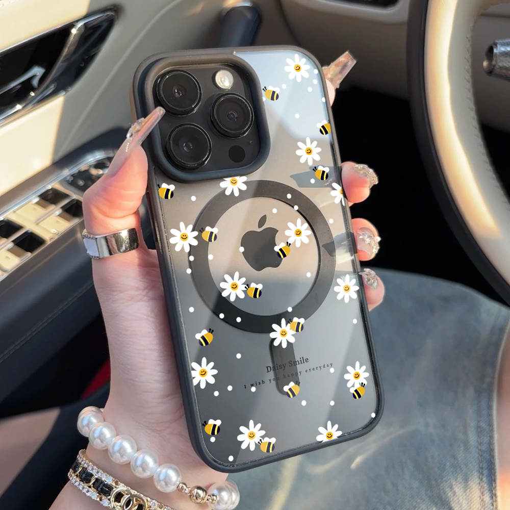 Fresh Daisy Bee Phone Case For - Clear Magsafe Case บทวิจารณ์และราคา