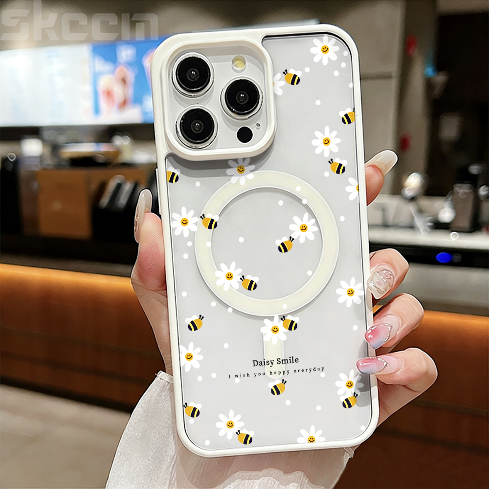 Fresh Daisy Bee Phone Case For - Clear Magsafe Case บทวิจารณ์และราคา