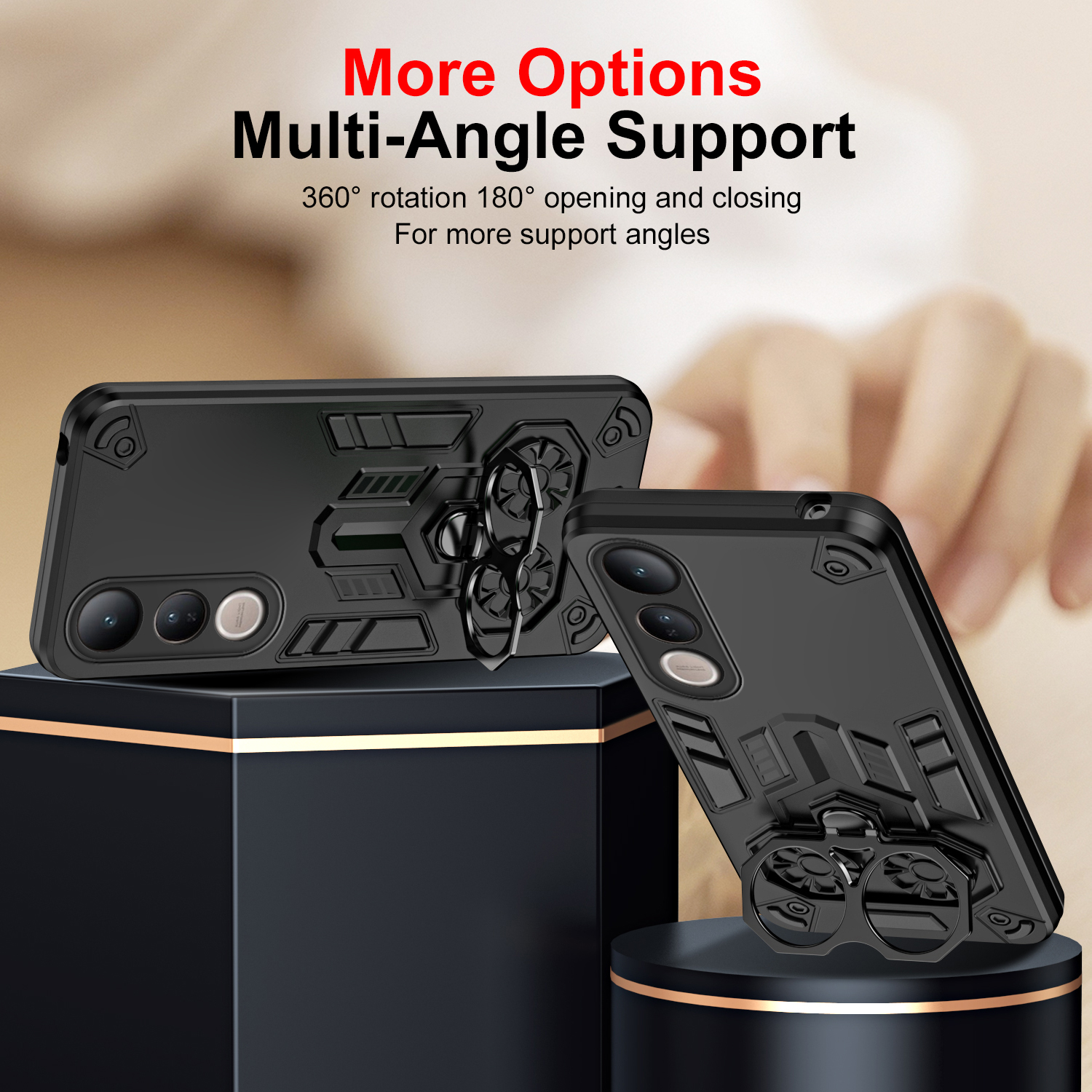 Case for Vivo V50 Lite 5G V50e - Military Grade Case บทวิจารณ์และราคา