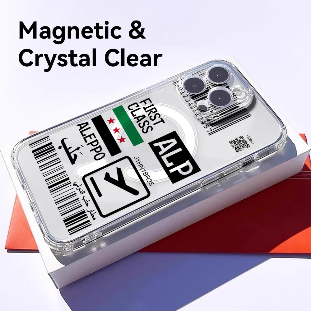 plane travel ticket syria Phon - Clear Magsafe Case บทวิจารณ์และราคา