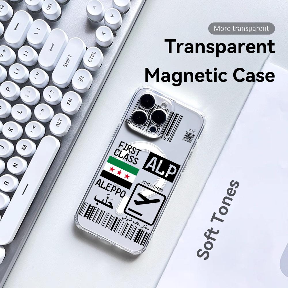 plane travel ticket syria Phon - Clear Magsafe Case บทวิจารณ์และราคา