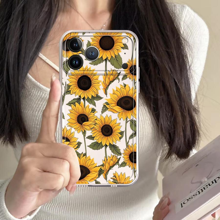 Cute Sunflower Pattern Case fo - Phone Cases Xr บทวิจารณ์และราคา