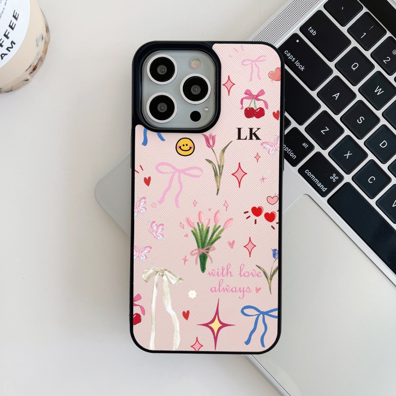 Custom Name Initials Blossom F - Phone Cases Customized บทวิจารณ์และราคา