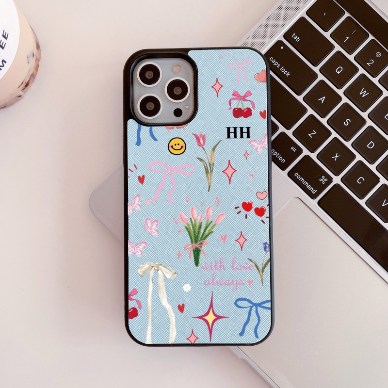 Custom Name Initials Blossom F - Phone Cases Customized บทวิจารณ์และราคา