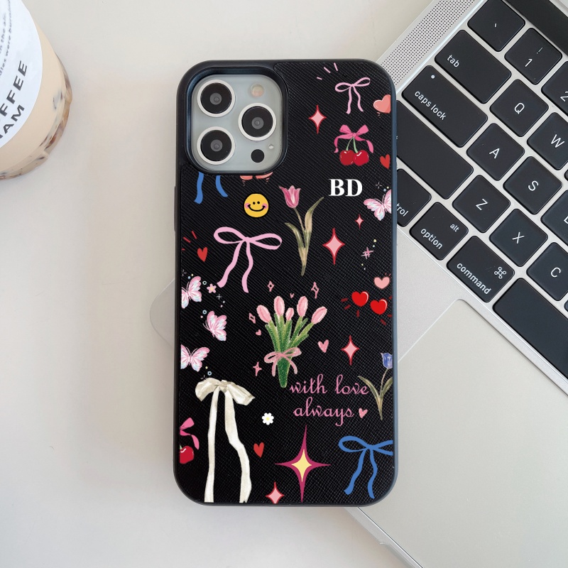Custom Name Initials Blossom F - Phone Cases Customized บทวิจารณ์และราคา