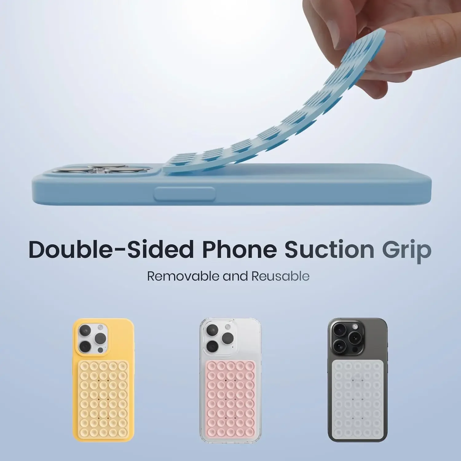Double-Sided Suction Cup Phone - Phone Cases Rubber บทวิจารณ์และราคา