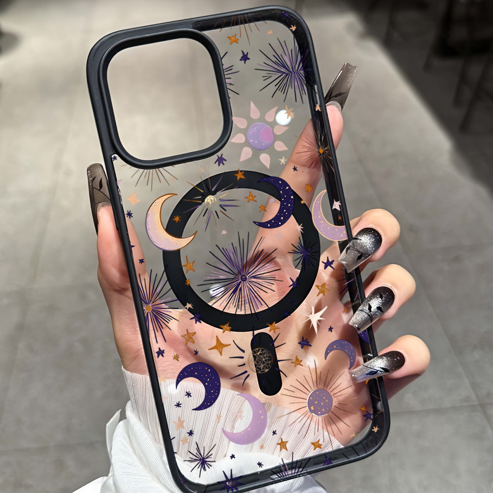 Stars Moon Y2K Clear Case For  - Clear Magsafe Case บทวิจารณ์และราคา