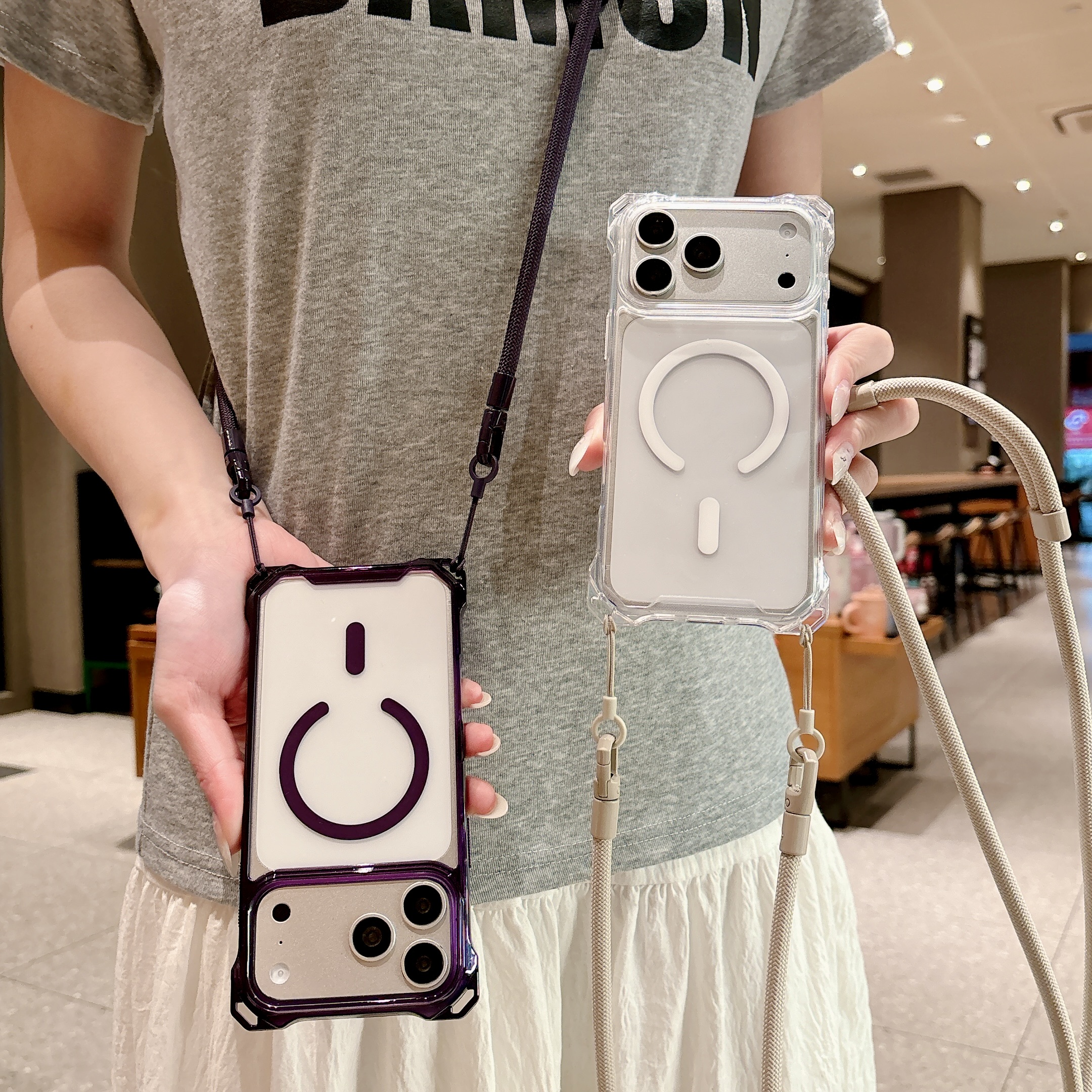 Clear Magnetic Lanyard Phone C - Clear Magsafe Case บทวิจารณ์และราคา