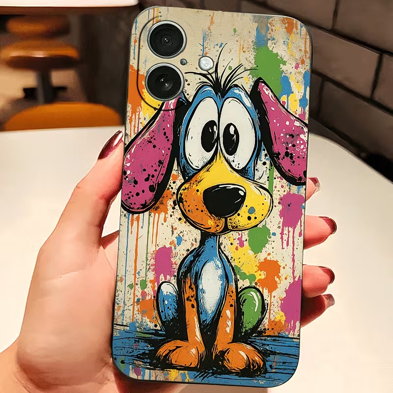 Graffiti Colored Puppy TPU Pho - Phone Cases Xr บทวิจารณ์และราคา
