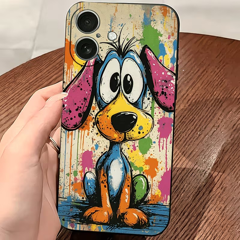 Graffiti Colored Puppy TPU Pho - Phone Cases Xr บทวิจารณ์และราคา