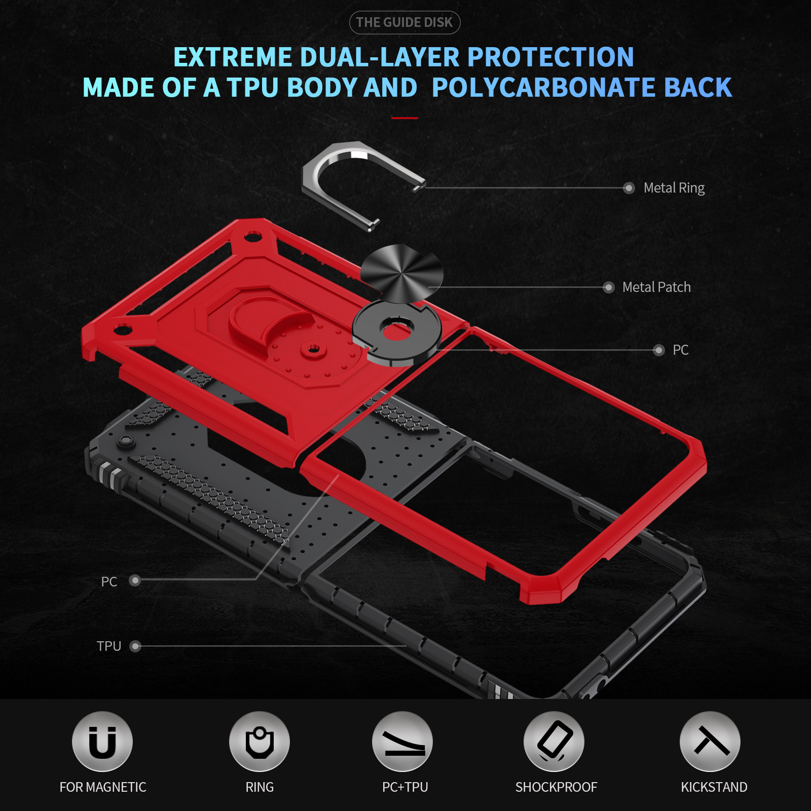 Military-grade Shockproof Phon - Military Grade Case บทวิจารณ์และราคา