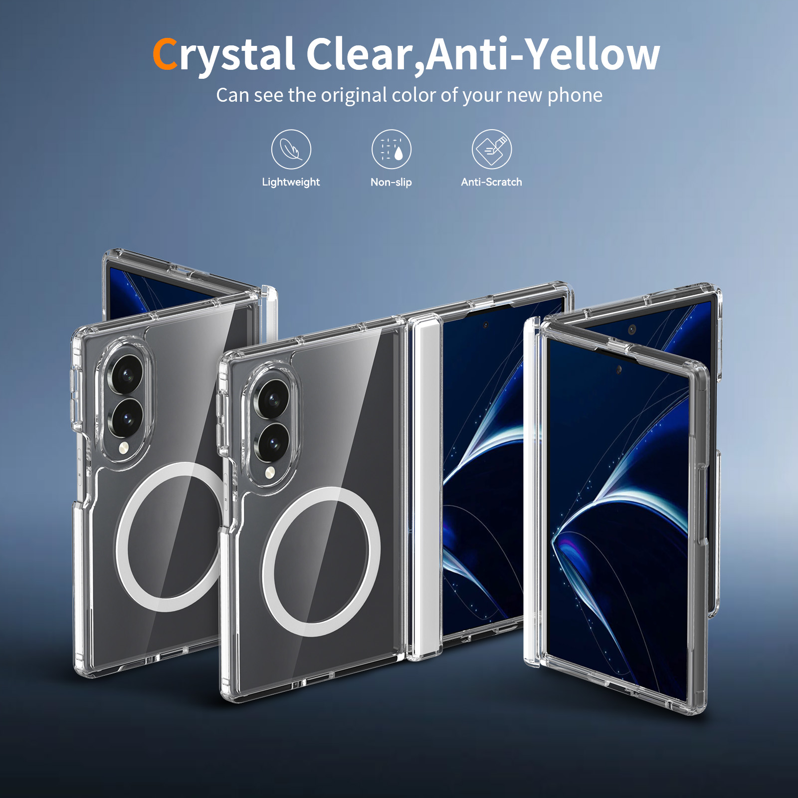 Magnetic Skin-feel Shockproof  - Clear Magsafe Case บทวิจารณ์และราคา
