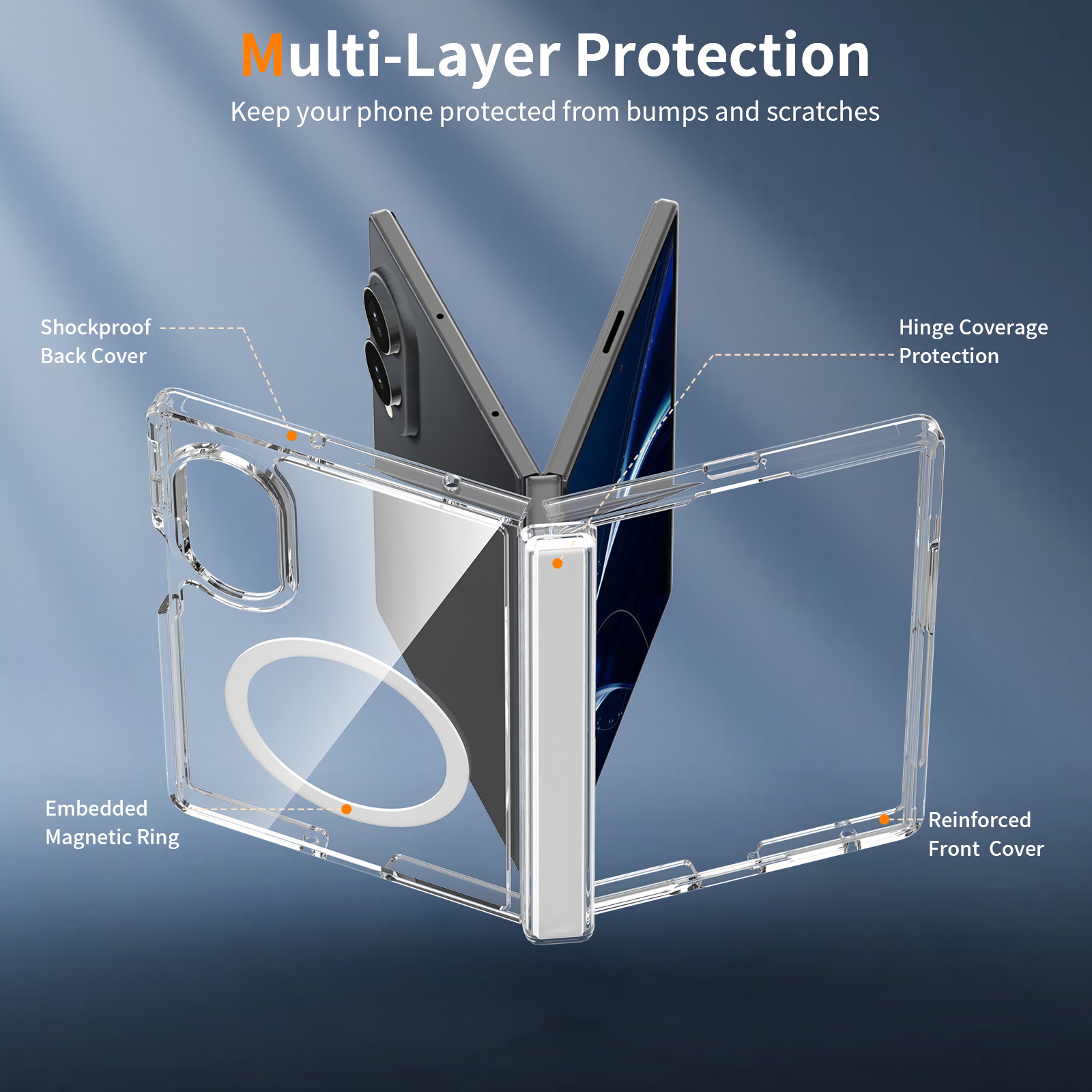 Magnetic Skin-feel Shockproof  - Clear Magsafe Case บทวิจารณ์และราคา
