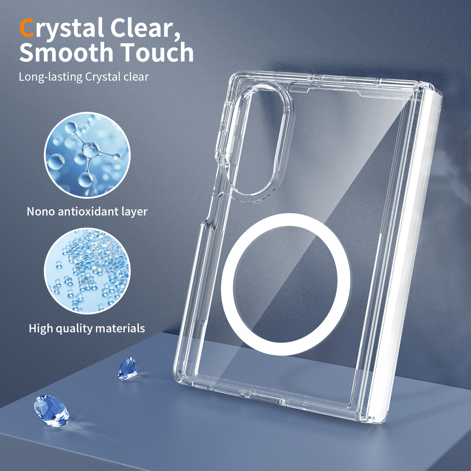 Magnetic Skin-feel Shockproof  - Clear Magsafe Case บทวิจารณ์และราคา