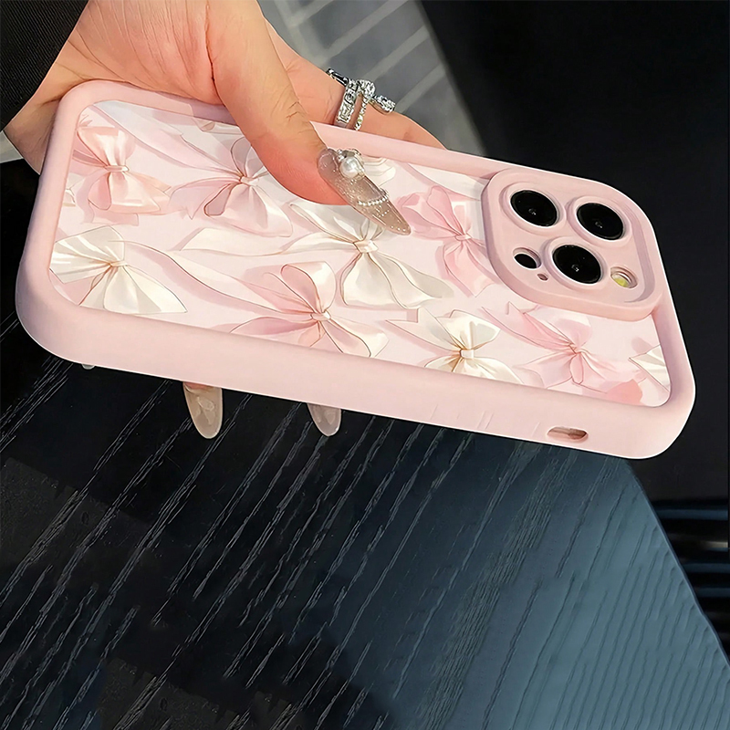 Bow-Knot Pink Bow Pattern Shoc - Phone Cases Like Loopy บทวิจารณ์และราคา