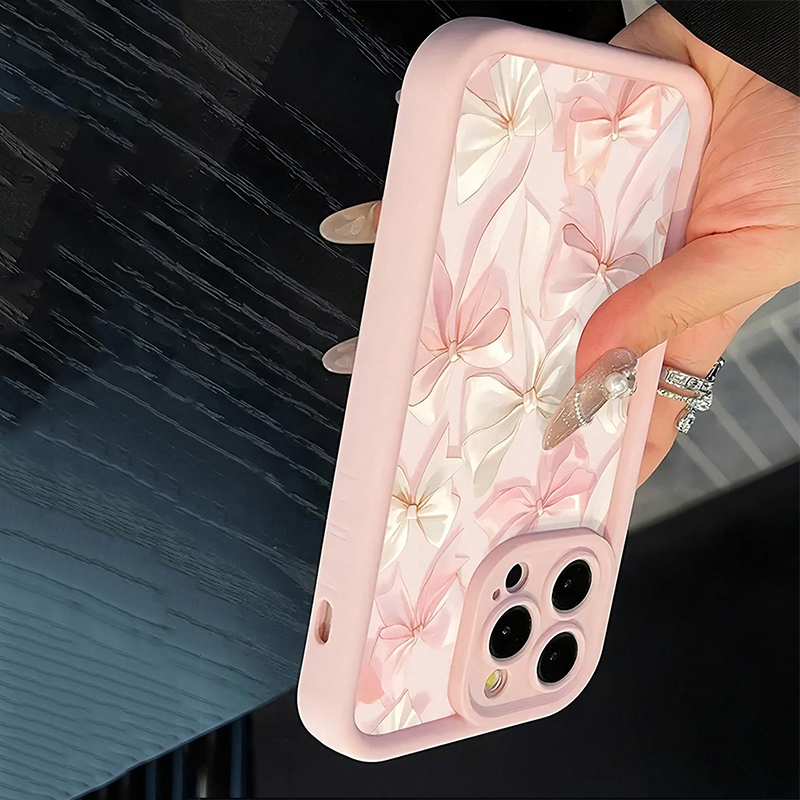 Bow-Knot Pink Bow Pattern Shoc - Phone Cases Like Loopy บทวิจารณ์และราคา