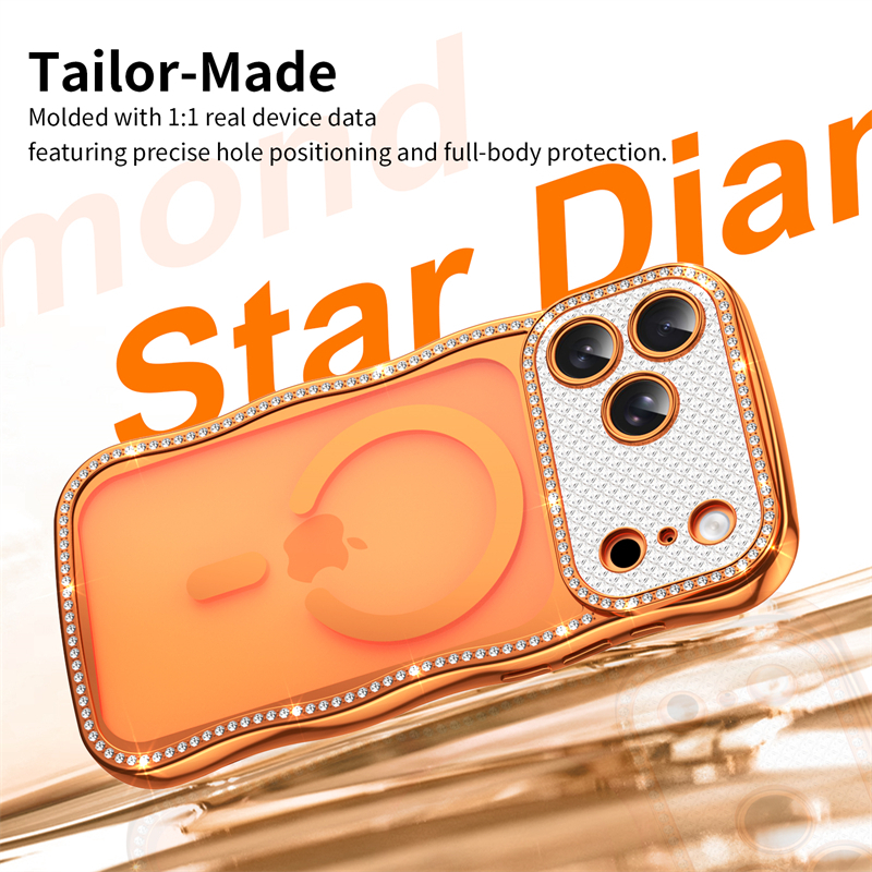 Wave Bling Diamond Clear Magne - Clear Magsafe Case บทวิจารณ์และราคา