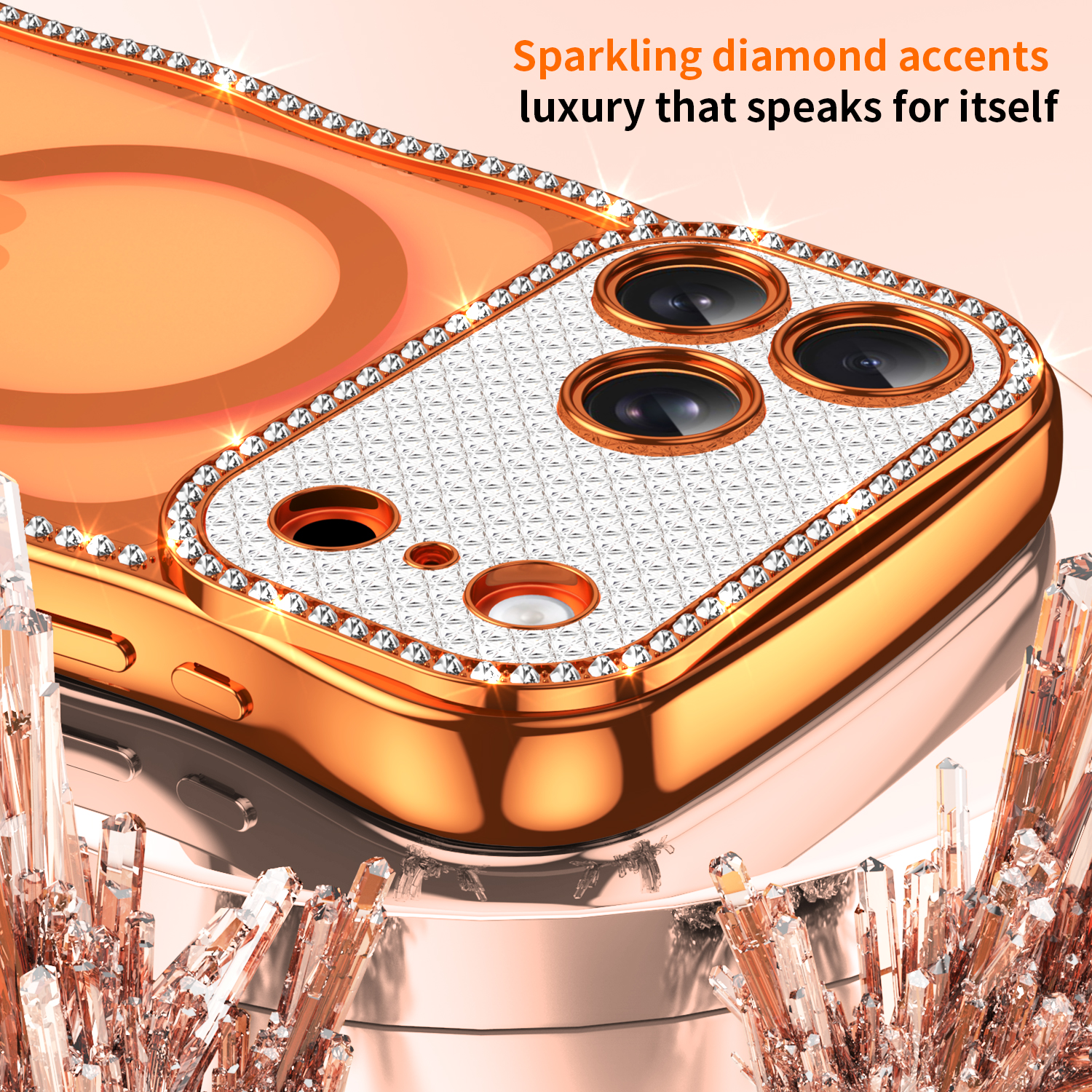 Wave Bling Diamond Clear Magne - Clear Magsafe Case บทวิจารณ์และราคา