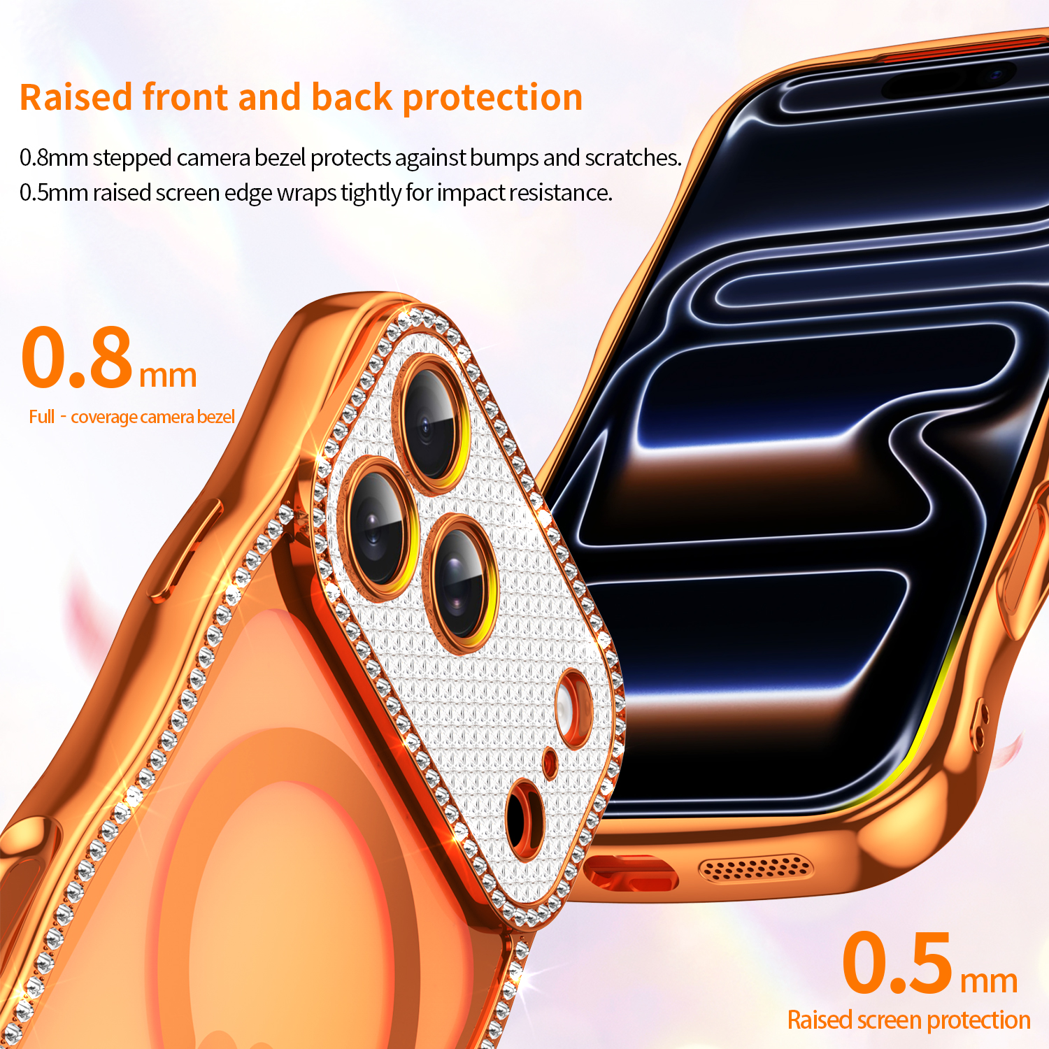 Wave Bling Diamond Clear Magne - Clear Magsafe Case บทวิจารณ์และราคา