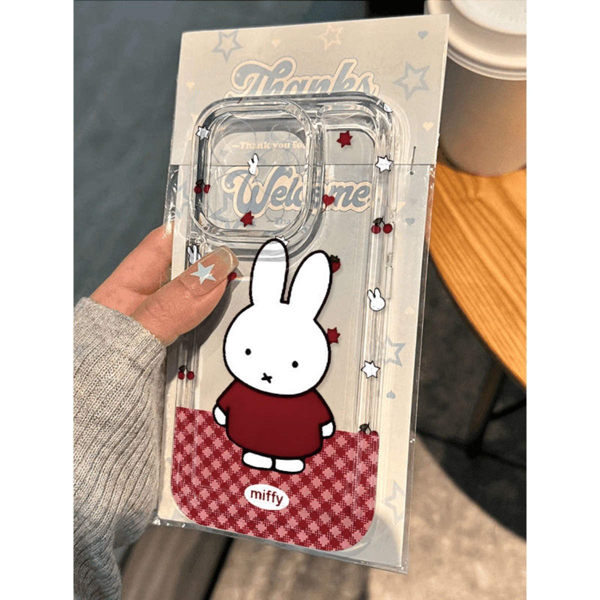 Cute Miffy Rabbit Phone Case C - Phone Cases Rubber บทวิจารณ์และราคา