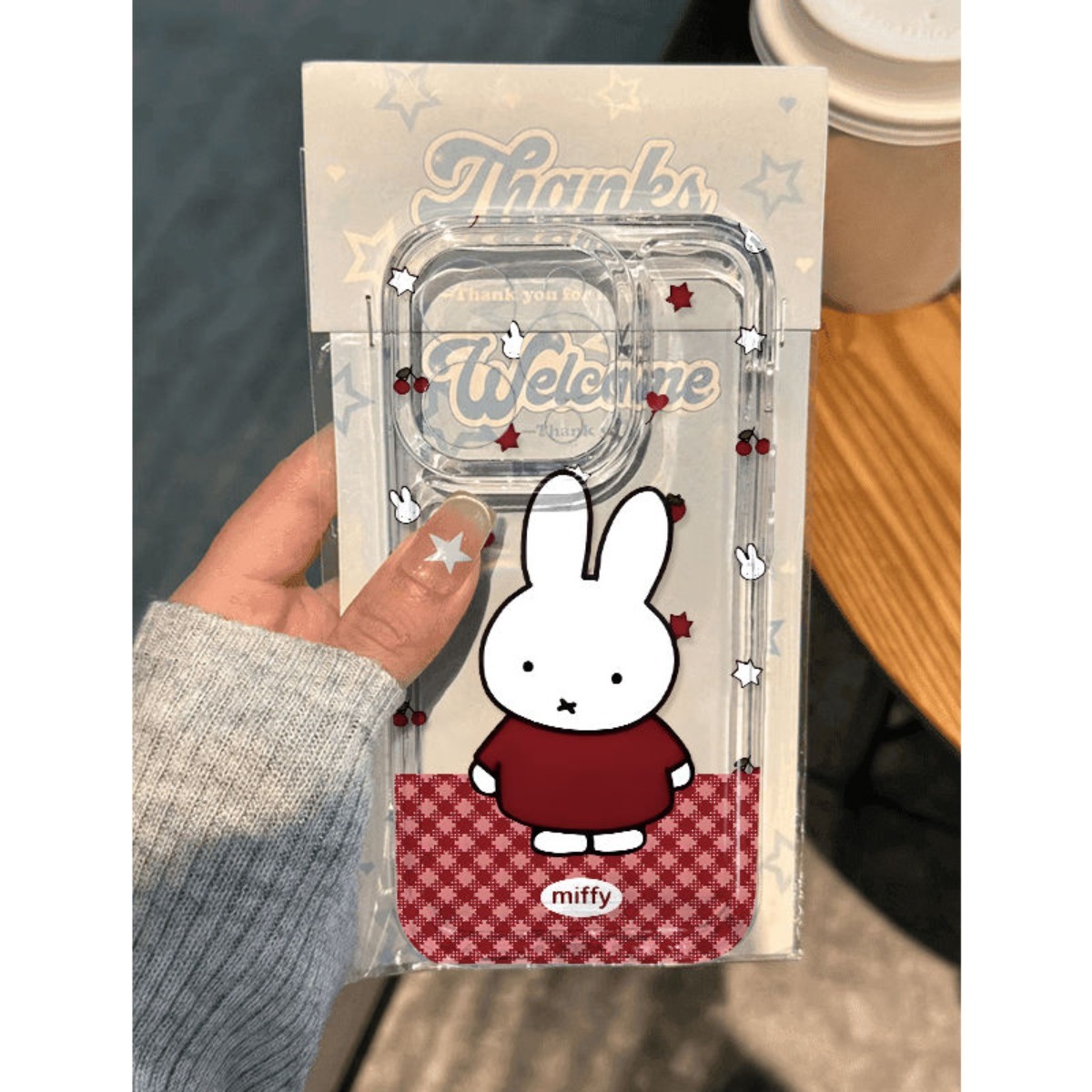 Cute Miffy Rabbit Phone Case C - Phone Cases Rubber บทวิจารณ์และราคา
