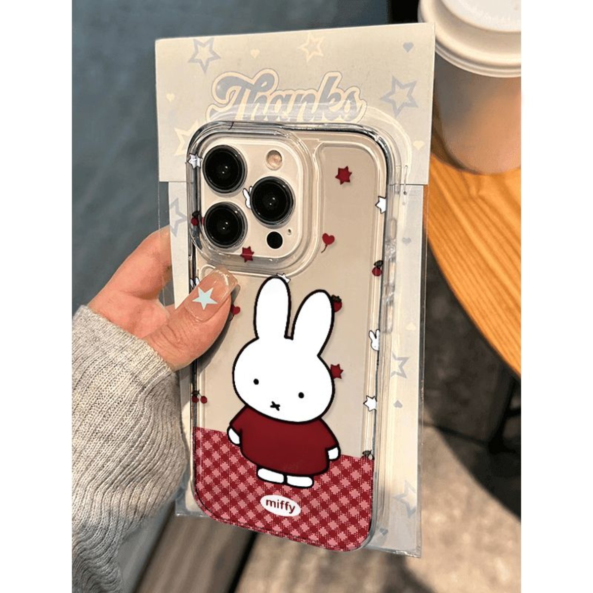 Cute Miffy Rabbit Phone Case C - Phone Cases Rubber บทวิจารณ์และราคา
