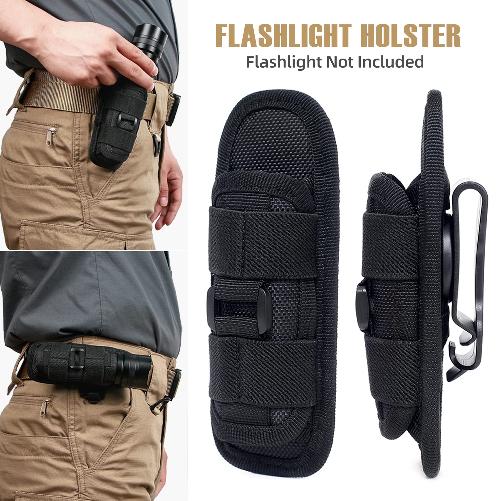 Tactical Flashlight Cover Nylo - Military Grade Case บทวิจารณ์และราคา