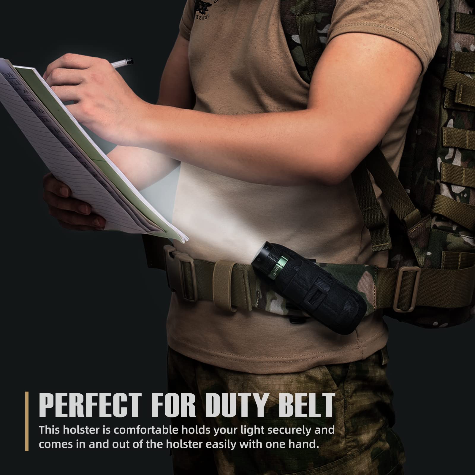 Tactical Flashlight Cover Nylo - Military Grade Case บทวิจารณ์และราคา