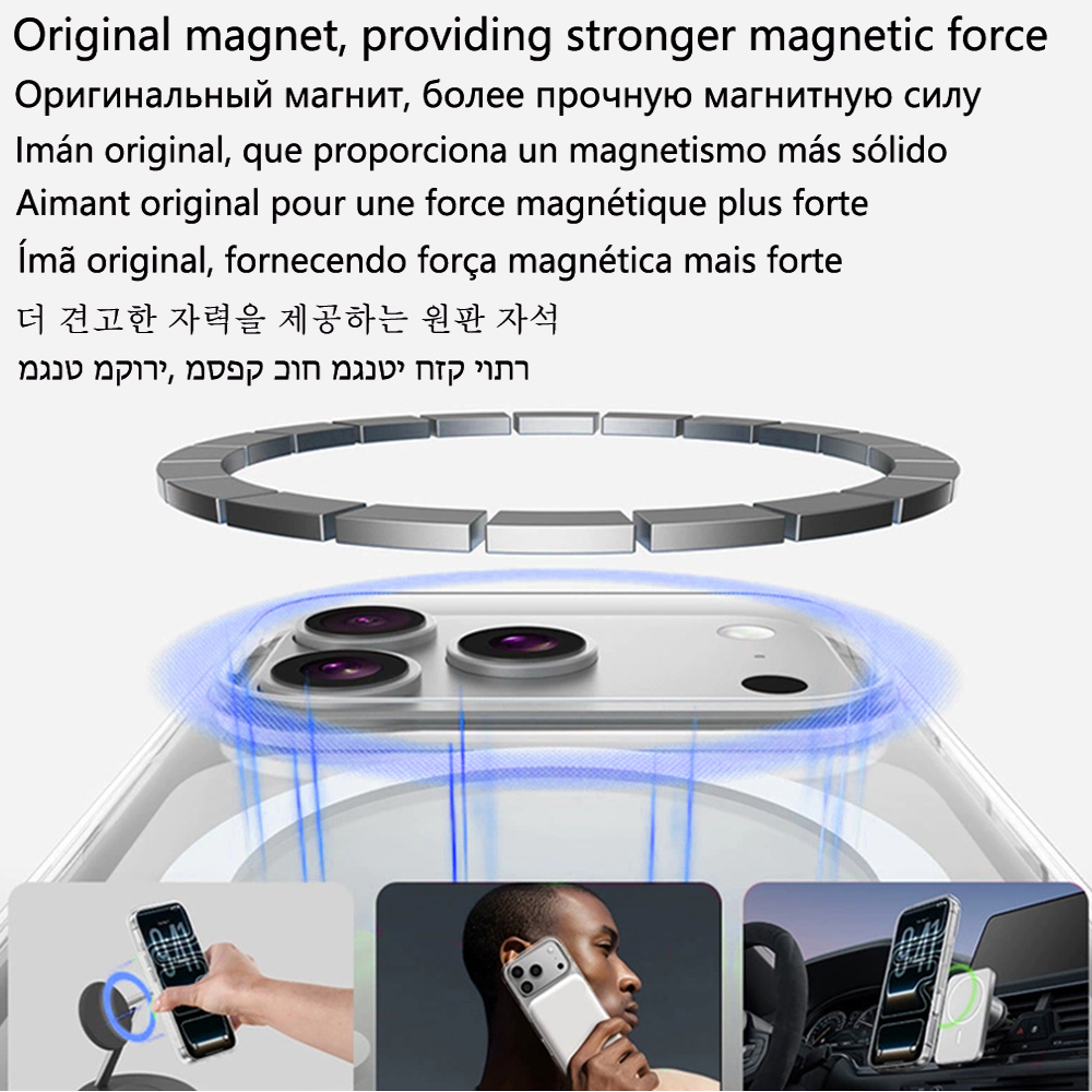 Magnetic Full Cover Back Prote - Phone Cases With Magnet บทวิจารณ์และราคา