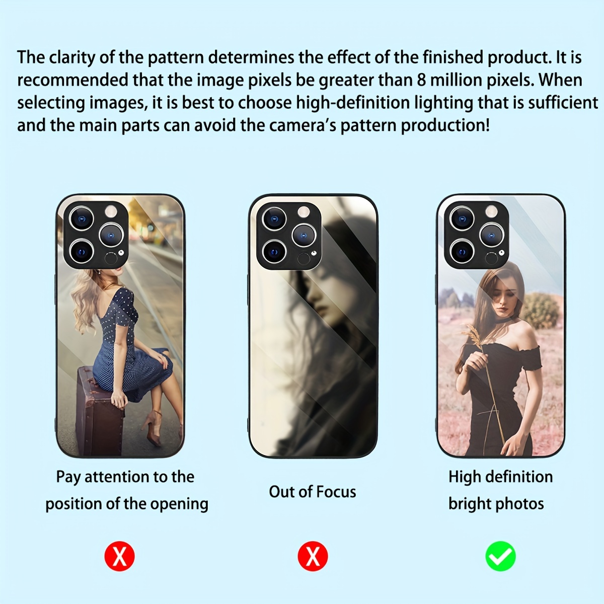 Custom Photo Mirror Glass Case - Phone Cases Customized บทวิจารณ์และราคา