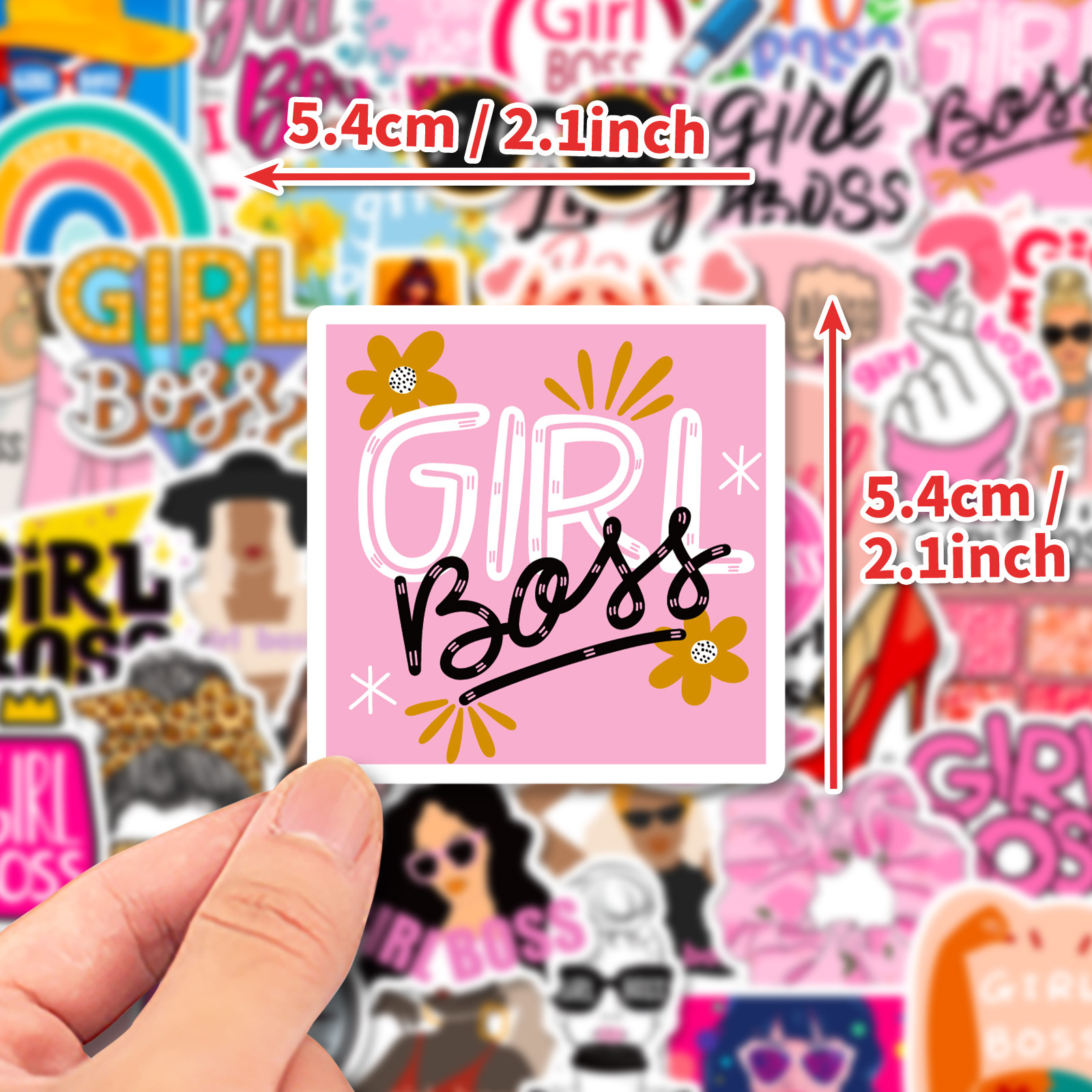 50pcs Cute Girl Boss Stickers  - Phone Cases Quotes บทวิจารณ์และราคา