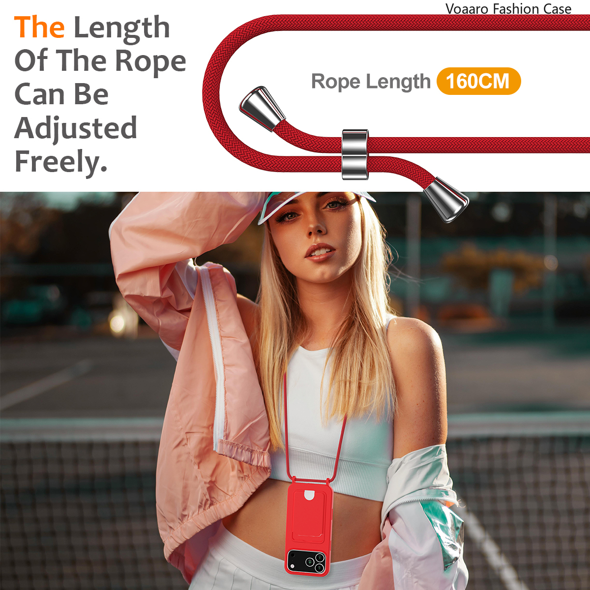 Crossbody Necklace Strap Lanya - Phone Cases With Card Holder บทวิจารณ์และราคา