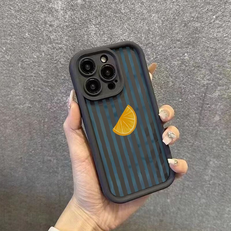 Striped Lemon Slice Pattern Ph - Phone Cases Xr บทวิจารณ์และราคา