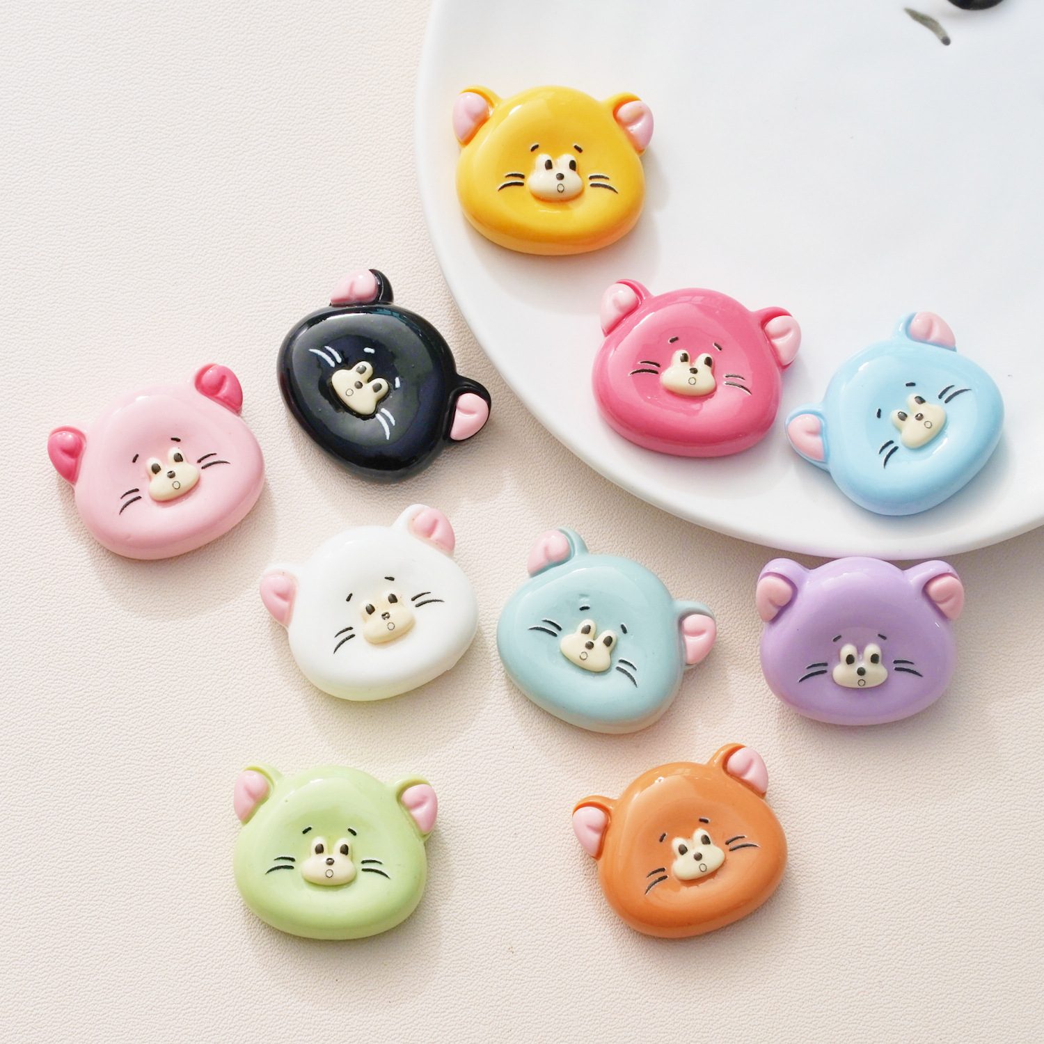 10PCS New Cute Cartoon Cream R - Phone Cases Rubber บทวิจารณ์และราคา