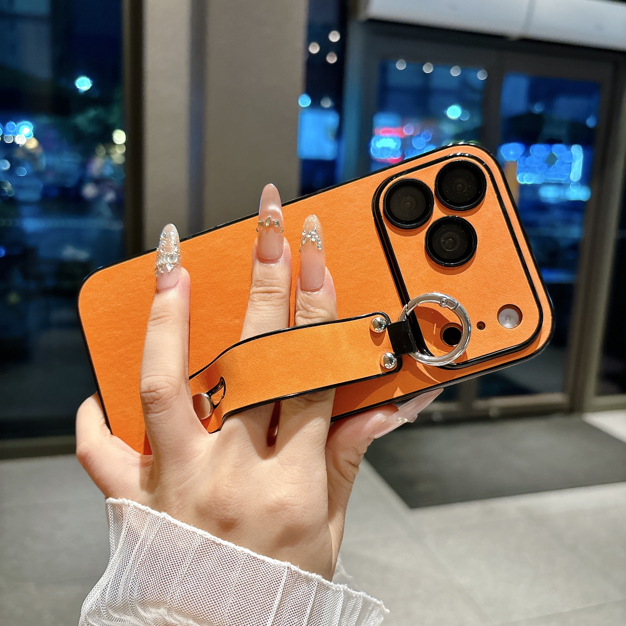 Suede Leather Wrist Strap Hold - Phone Cases 13 บทวิจารณ์และราคา