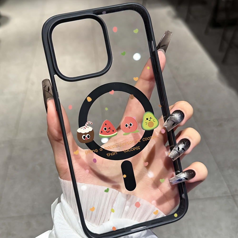 Cute Cherry Fruit Clear Case F - Clear Magsafe Case บทวิจารณ์และราคา