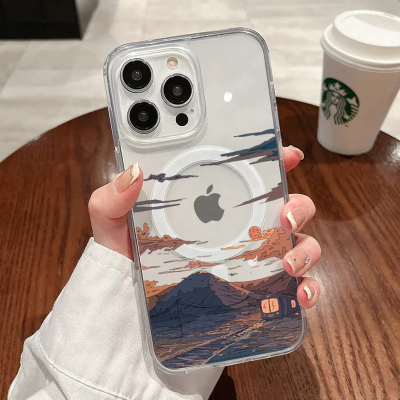 Sunset Pattern Fashion Phone C - Phone Cases Like Loopy บทวิจารณ์และราคา