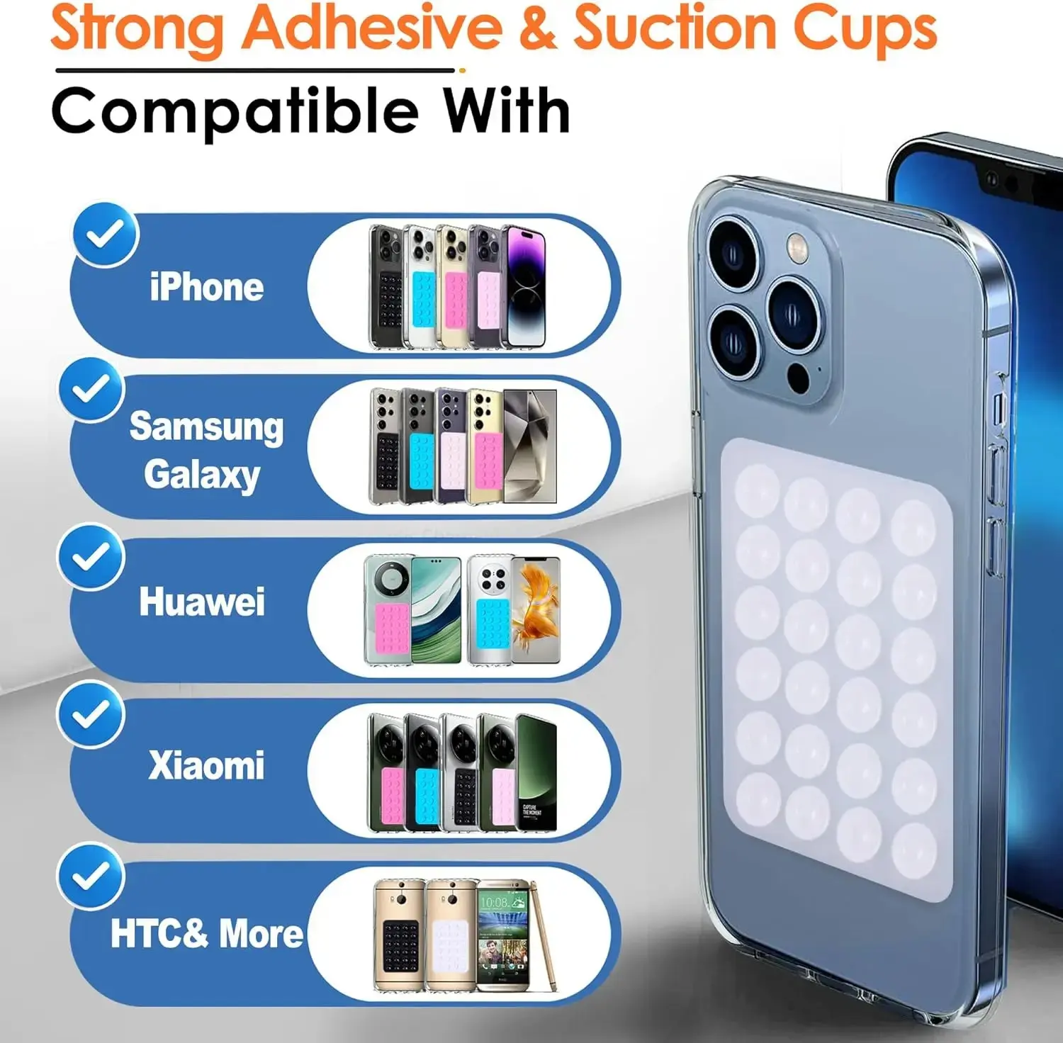 2PCS Silicone Suction Phone Ca - Phone Cases Rubber บทวิจารณ์และราคา