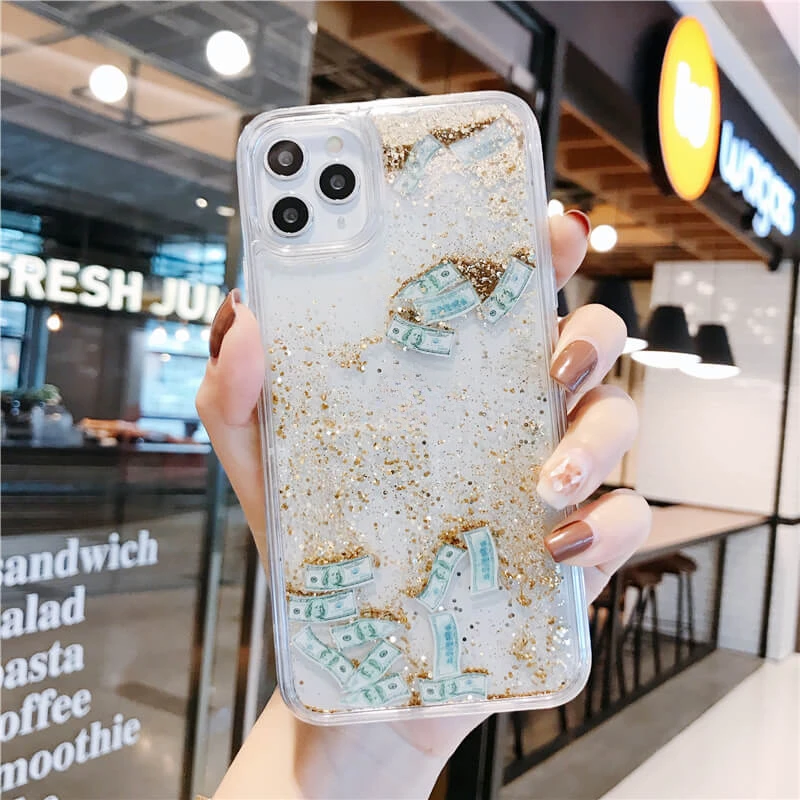 Dollar Quicksand Cover for iPh - Phone Cases Ysl บทวิจารณ์และราคา
