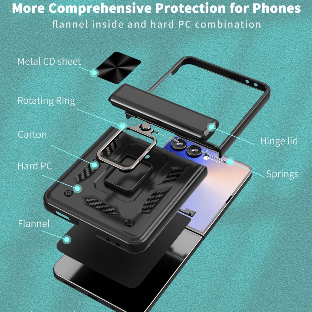 For Samsung Galaxy Z Flip 8 7  - Military Grade Case บทวิจารณ์และราคา