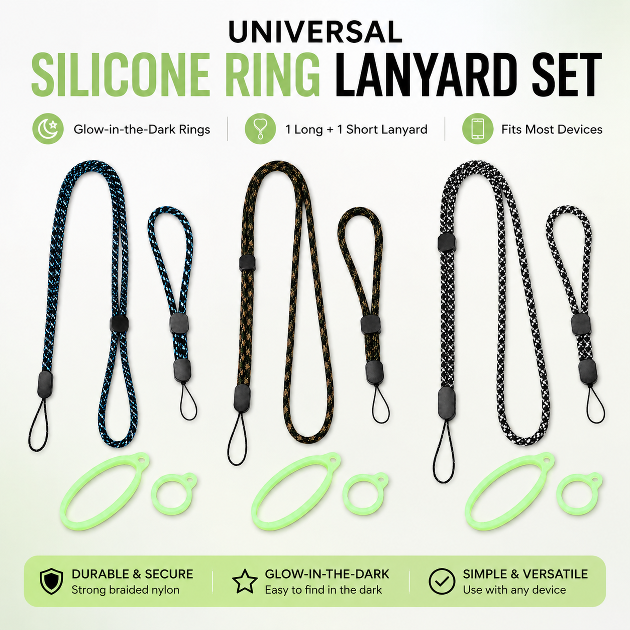 Universal Silicone Ring Lanyar - Phone Cases Vape บทวิจารณ์และราคา