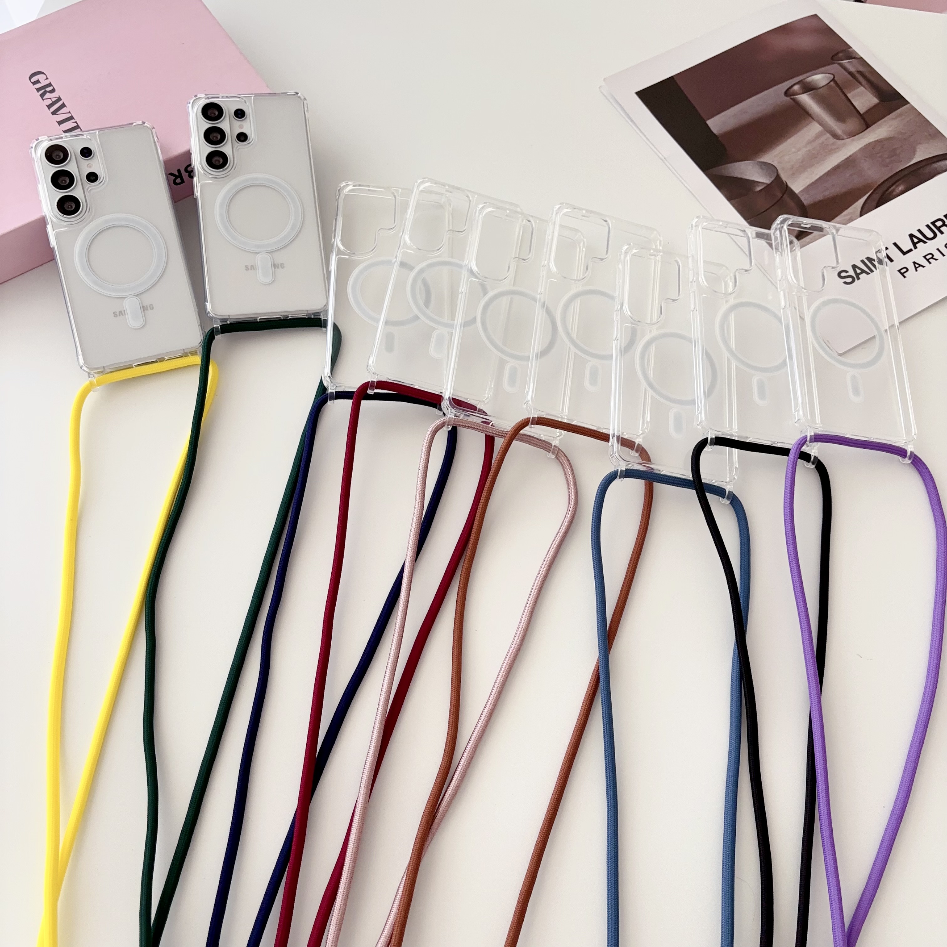 Crossbody Lanyard Clear Magnet - Clear Magsafe Case บทวิจารณ์และราคา