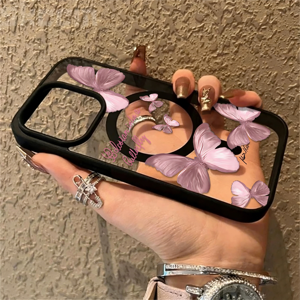 Multiple Powder Butterflies Ph - Clear Magsafe Case บทวิจารณ์และราคา
