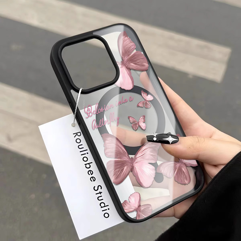 Multiple Powder Butterflies Ph - Clear Magsafe Case บทวิจารณ์และราคา
