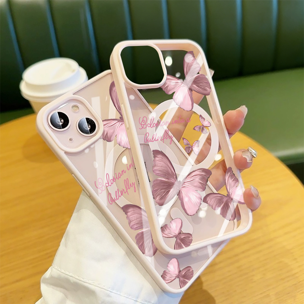 Multiple Powder Butterflies Ph - Clear Magsafe Case บทวิจารณ์และราคา