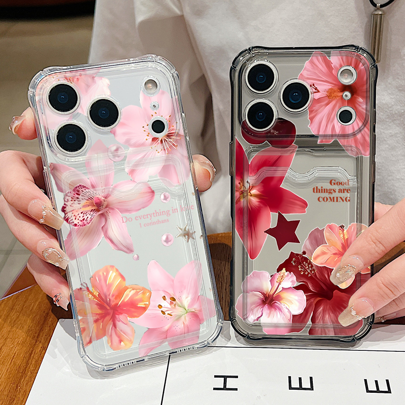Card Slot Bag Clear Phone Case - Phone Cases With Card Holder บทวิจารณ์และราคา